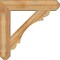 Ekena Millwork Olympic Craftsman Rough Sawn Bracket w/ Offset Brace, Western Red Cedar, 8"W x 36"D x 36"H BKT0806X36X36OLY04RWR - alternate 3